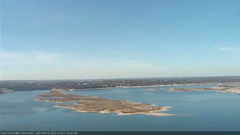 Lake Travis webcam, December 6, 2023 11:25 AM CT