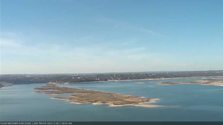 Lake Travis webcam, December 6, 2023 11:45 AM CT