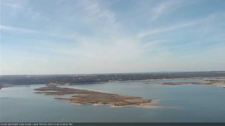 Lake Travis webcam, December 6, 2023 12:45 PM CT