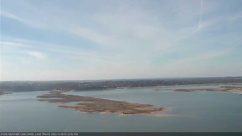 Lake Travis webcam, December 6, 2023 1:25 PM CT