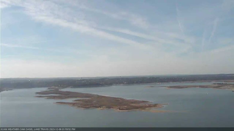 Lake Travis webcam, December 6, 2023 2:00 PM CT