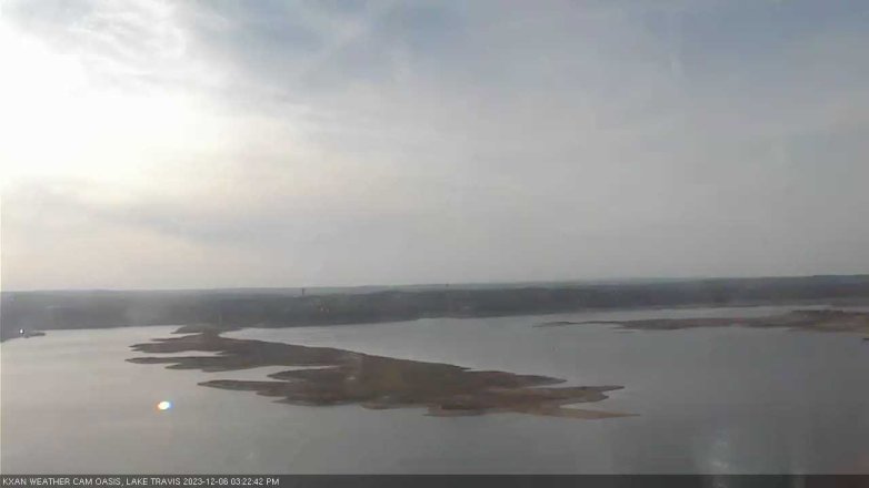 Lake Travis webcam, December 6, 2023 3:25 PM CT