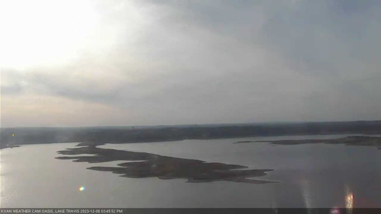 Lake Travis webcam, December 6, 2023 3:45 PM CT