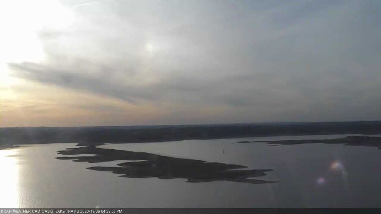 Lake Travis webcam, December 6, 2023 4:25 PM CT