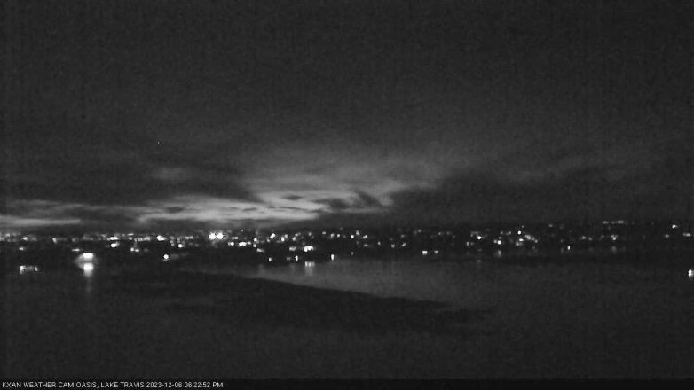 Lake Travis webcam, December 6, 2023 6:25 PM CT