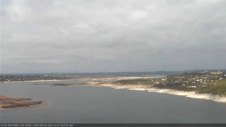 Lake Travis webcam, December 7, 2023 10:25 AM CT