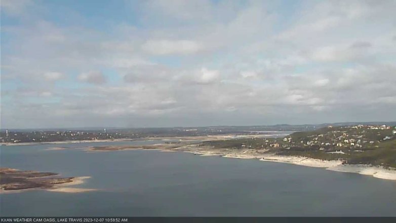 Lake Travis webcam, December 7, 2023 11:00 AM CT