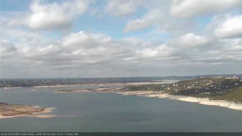 Lake Travis webcam, December 7, 2023 11:45 AM CT