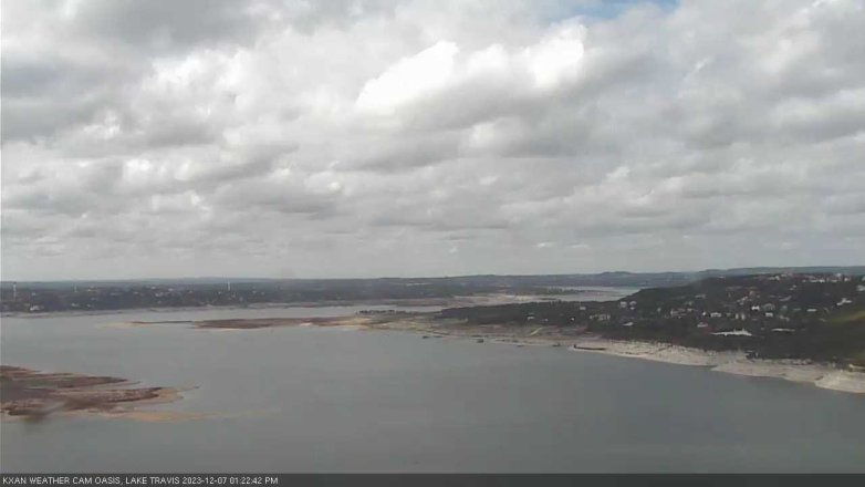 Lake Travis webcam, December 7, 2023 1:25 PM CT