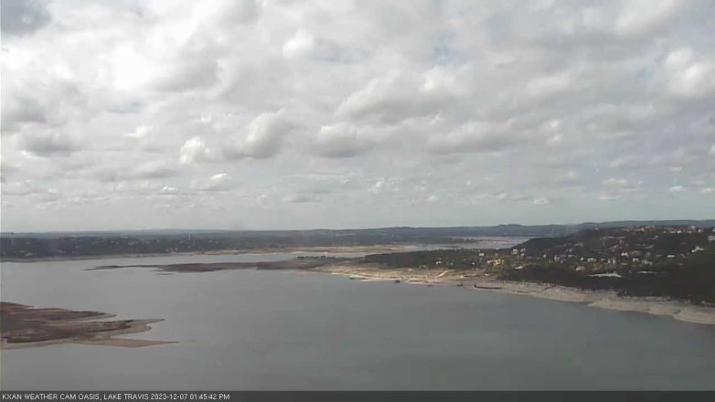 Lake Travis webcam, December 7, 2023 1:45 PM CT