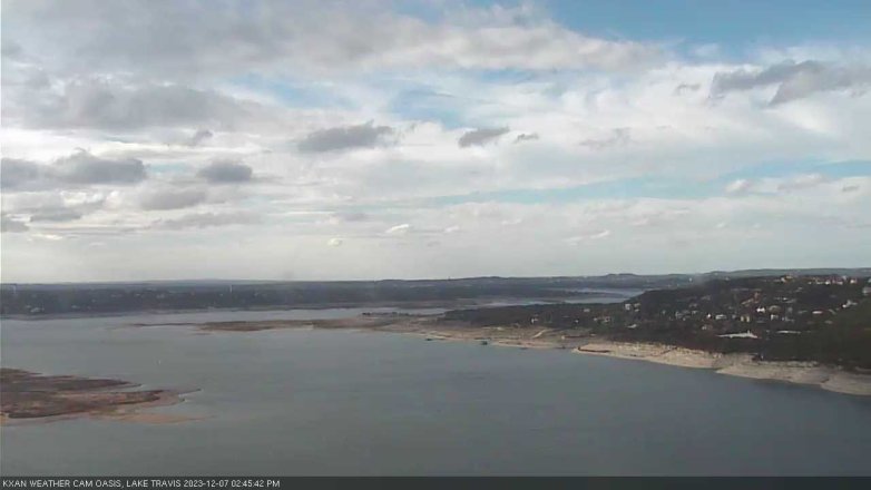Lake Travis webcam, December 7, 2023 2:45 PM CT