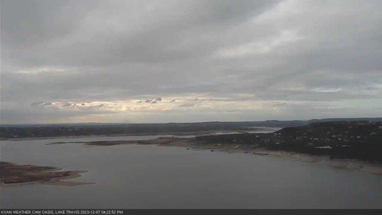 Lake Travis webcam, December 7, 2023 4:25 PM CT
