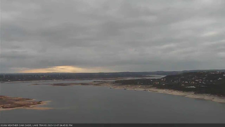 Lake Travis webcam, December 7, 2023 4:45 PM CT
