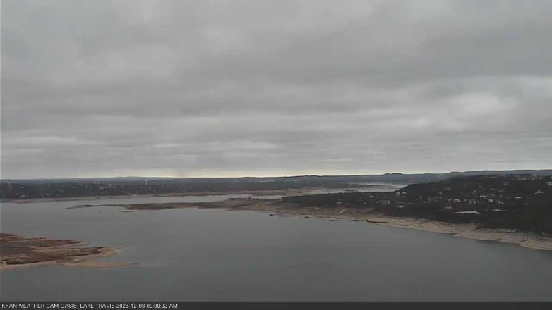 Lake Travis webcam, December 8, 2023 9:00 AM CT