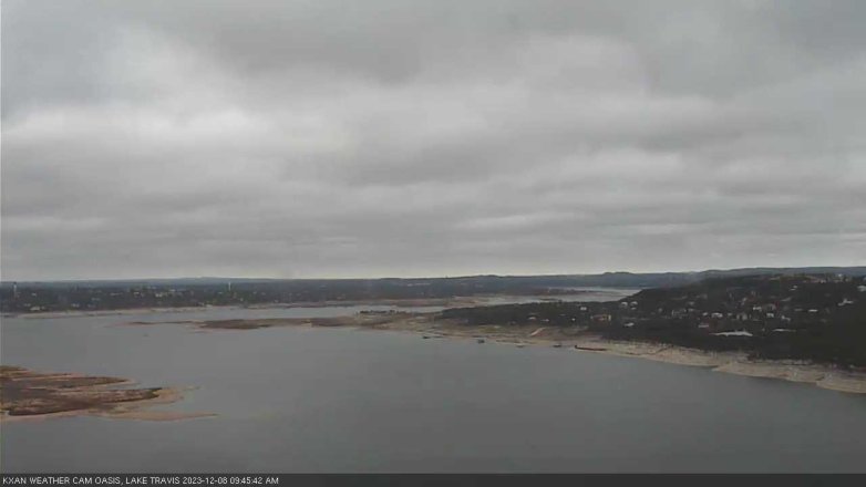 Lake Travis webcam, December 8, 2023 9:45 AM CT