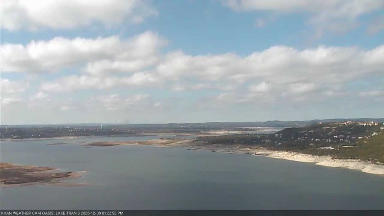 Lake Travis webcam, December 8, 2023 1:25 PM CT