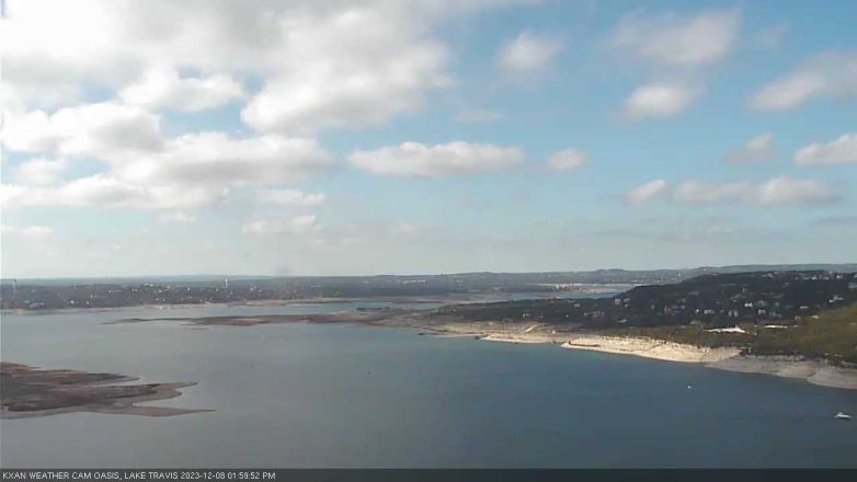 Lake Travis webcam, December 8, 2023 2:00 PM CT