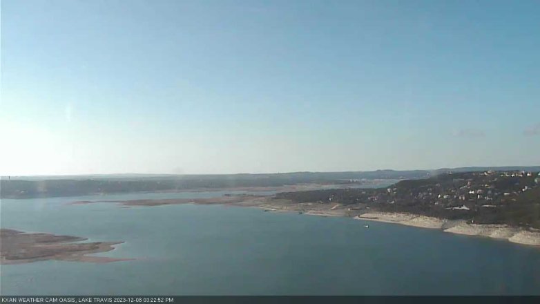 Lake Travis webcam, December 8, 2023 3:25 PM CT