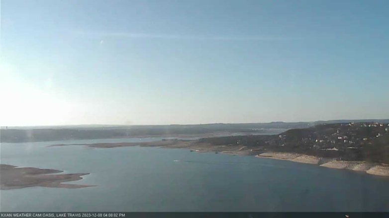 Lake Travis webcam, December 8, 2023 4:00 PM CT