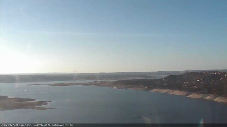 Lake Travis webcam, December 8, 2023 4:25 PM CT