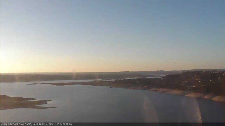 Lake Travis webcam, December 8, 2023 5:00 PM CT