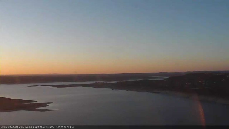 Lake Travis webcam, December 8, 2023 5:25 PM CT