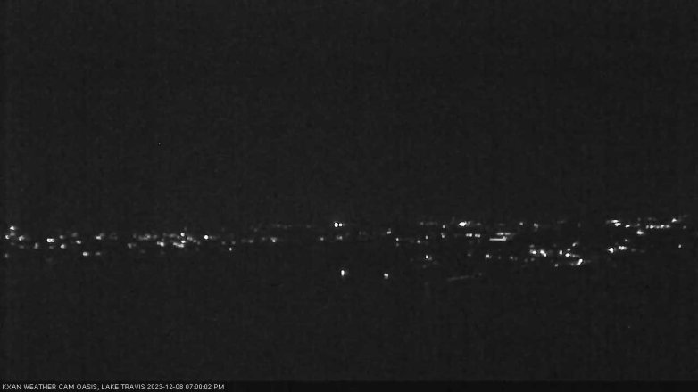 Lake Travis webcam, December 8, 2023 7:00 PM CT