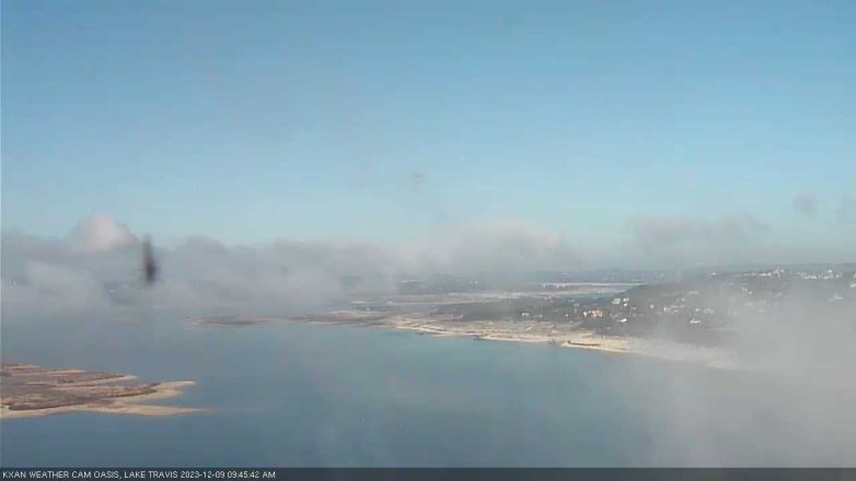 Lake Travis webcam, December 9, 2023 9:45 AM CT