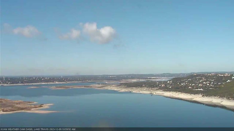 Lake Travis webcam, December 9, 2023 11:00 AM CT