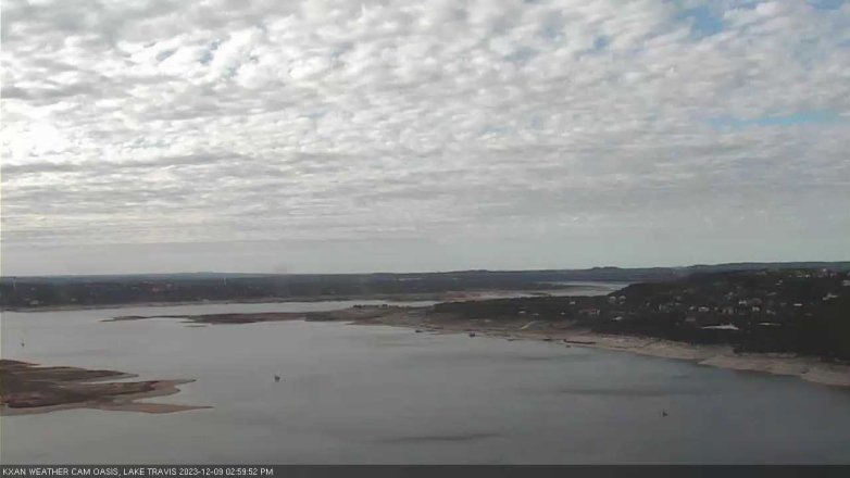 Lake Travis webcam, December 9, 2023 3:00 PM CT