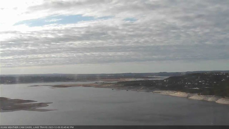 Lake Travis webcam, December 9, 2023 3:45 PM CT