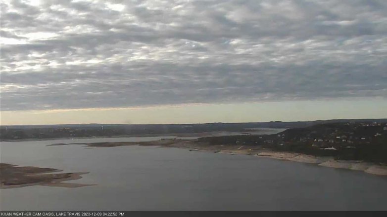 Lake Travis webcam, December 9, 2023 4:25 PM CT
