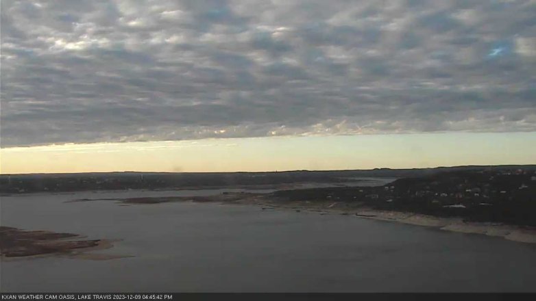 Lake Travis webcam, December 9, 2023 4:45 PM CT