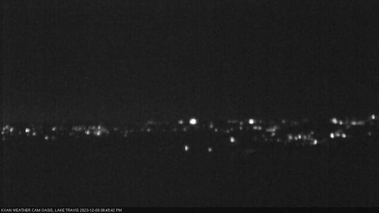 Lake Travis webcam, December 9, 2023 6:45 PM CT
