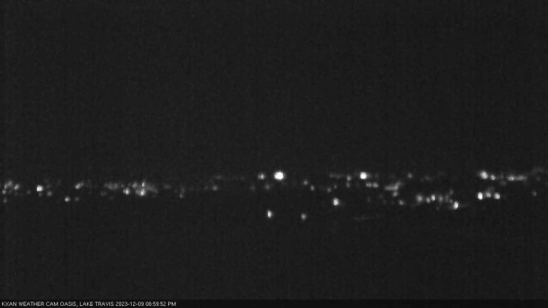 Lake Travis webcam, December 9, 2023 7:00 PM CT