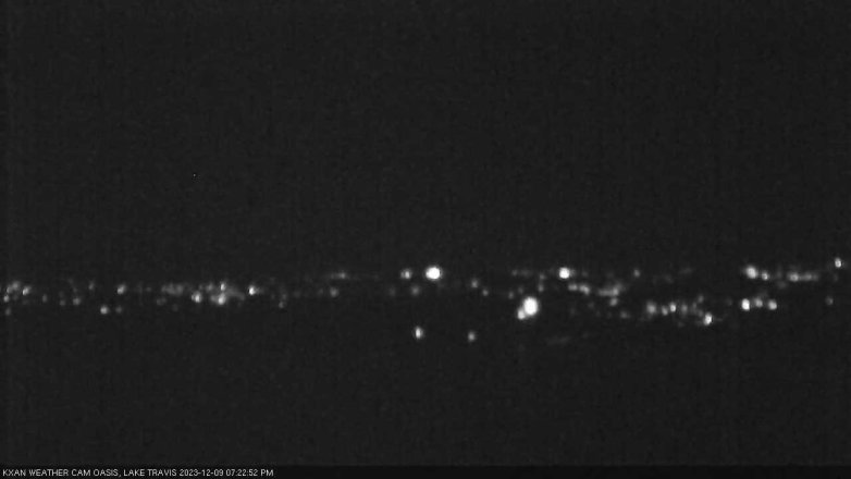 Lake Travis webcam, December 9, 2023 7:25 PM CT