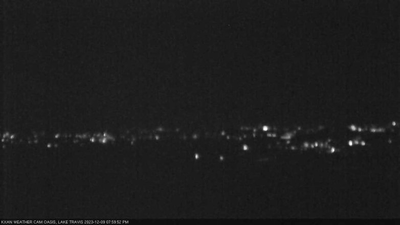 Lake Travis webcam, December 9, 2023 8:00 PM CT