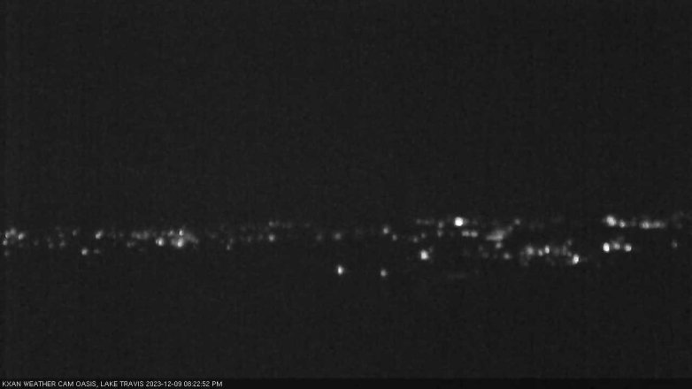 Lake Travis webcam, December 9, 2023 8:25 PM CT