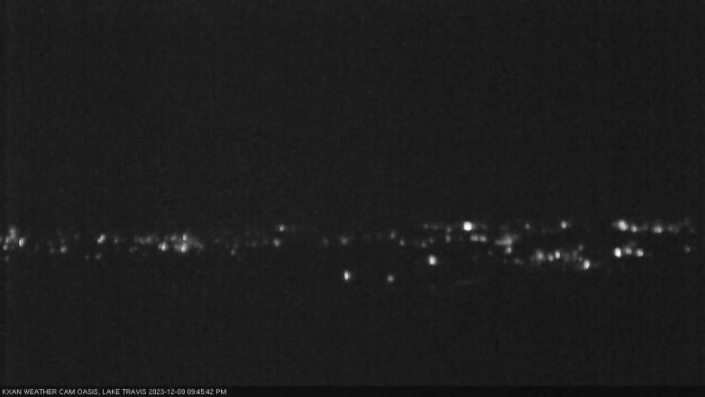 Lake Travis webcam, December 9, 2023 9:45 PM CT