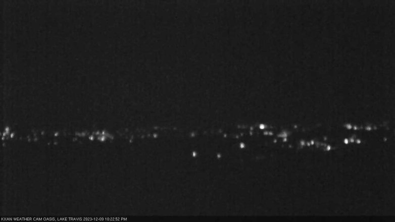 Lake Travis webcam, December 9, 2023 10:25 PM CT