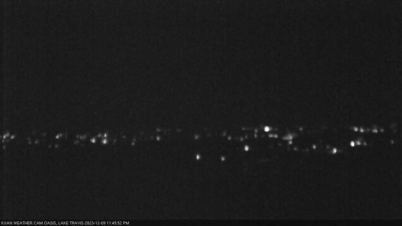 Lake Travis webcam, December 9, 2023 11:45 PM CT