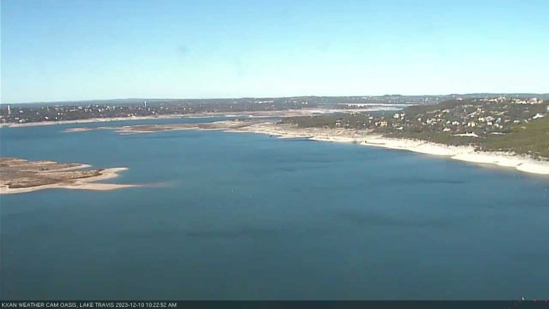 Lake Travis webcam, December 10, 2023 10:25 AM CT