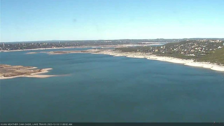Lake Travis webcam, December 10, 2023 11:00 AM CT