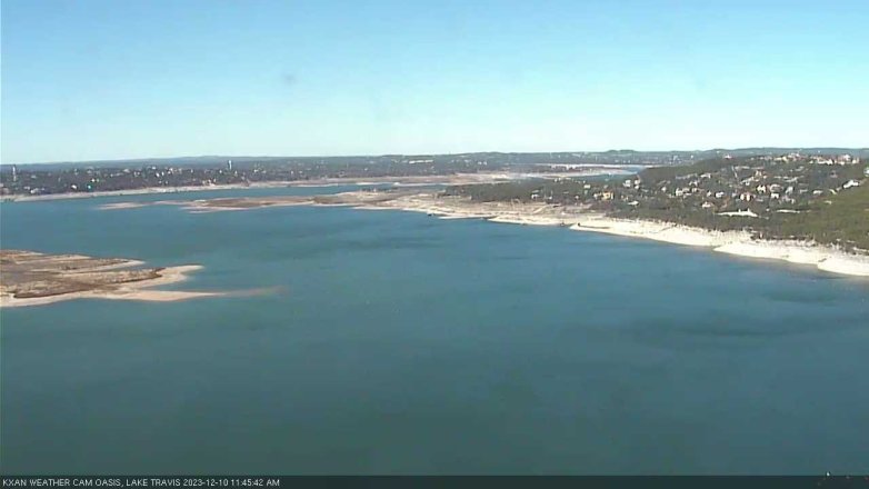 Lake Travis webcam, December 10, 2023 11:45 AM CT