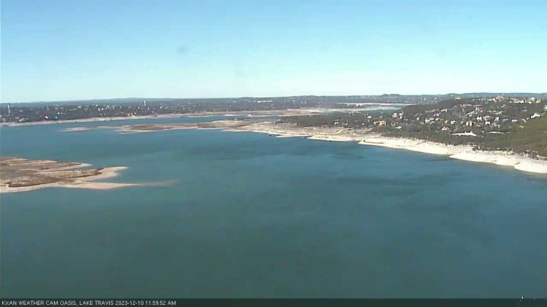 Lake Travis webcam, December 10, 2023 12:00 PM CT
