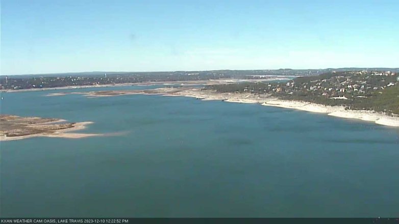 Lake Travis webcam, December 10, 2023 12:25 PM CT