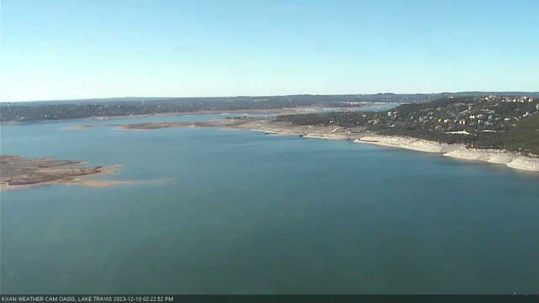 Lake Travis webcam, December 10, 2023 2:25 PM CT