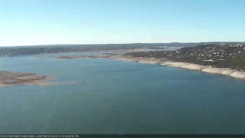 Lake Travis webcam, December 10, 2023 2:45 PM CT