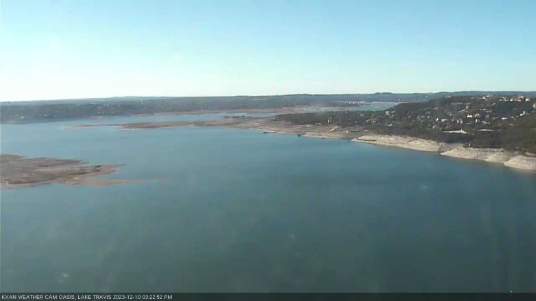 Lake Travis webcam, December 10, 2023 3:25 PM CT