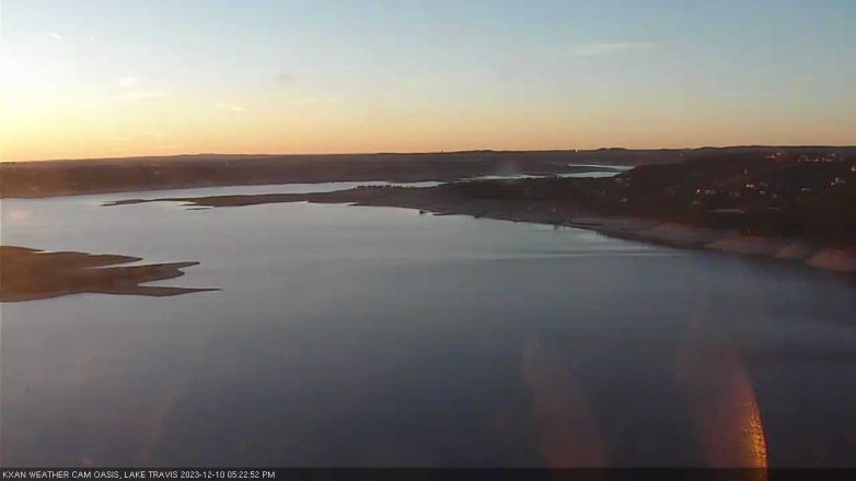 Lake Travis webcam, December 10, 2023 5:25 PM CT
